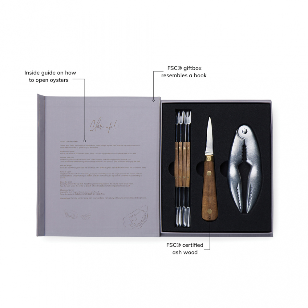 Set Story of Seafood – cuțit pentru stridii și accesorii fructe de mare [5]
