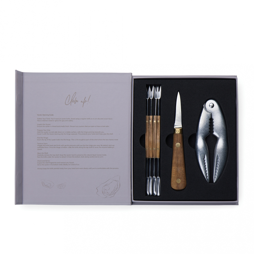 Set Story of Seafood – cuțit pentru stridii și accesorii fructe de mare [2]