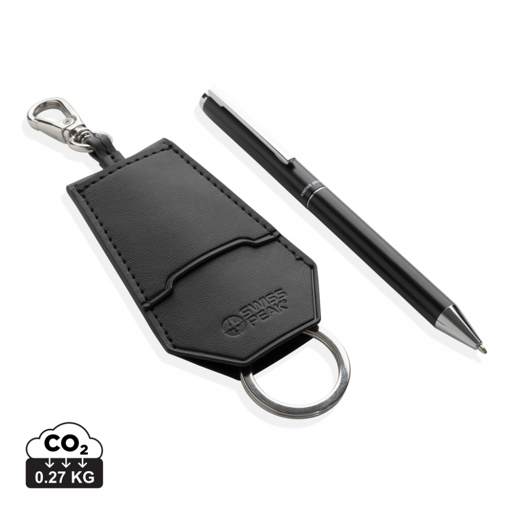 Set Swiss Peak cu organizator de chei și pix din aluminiu [1]