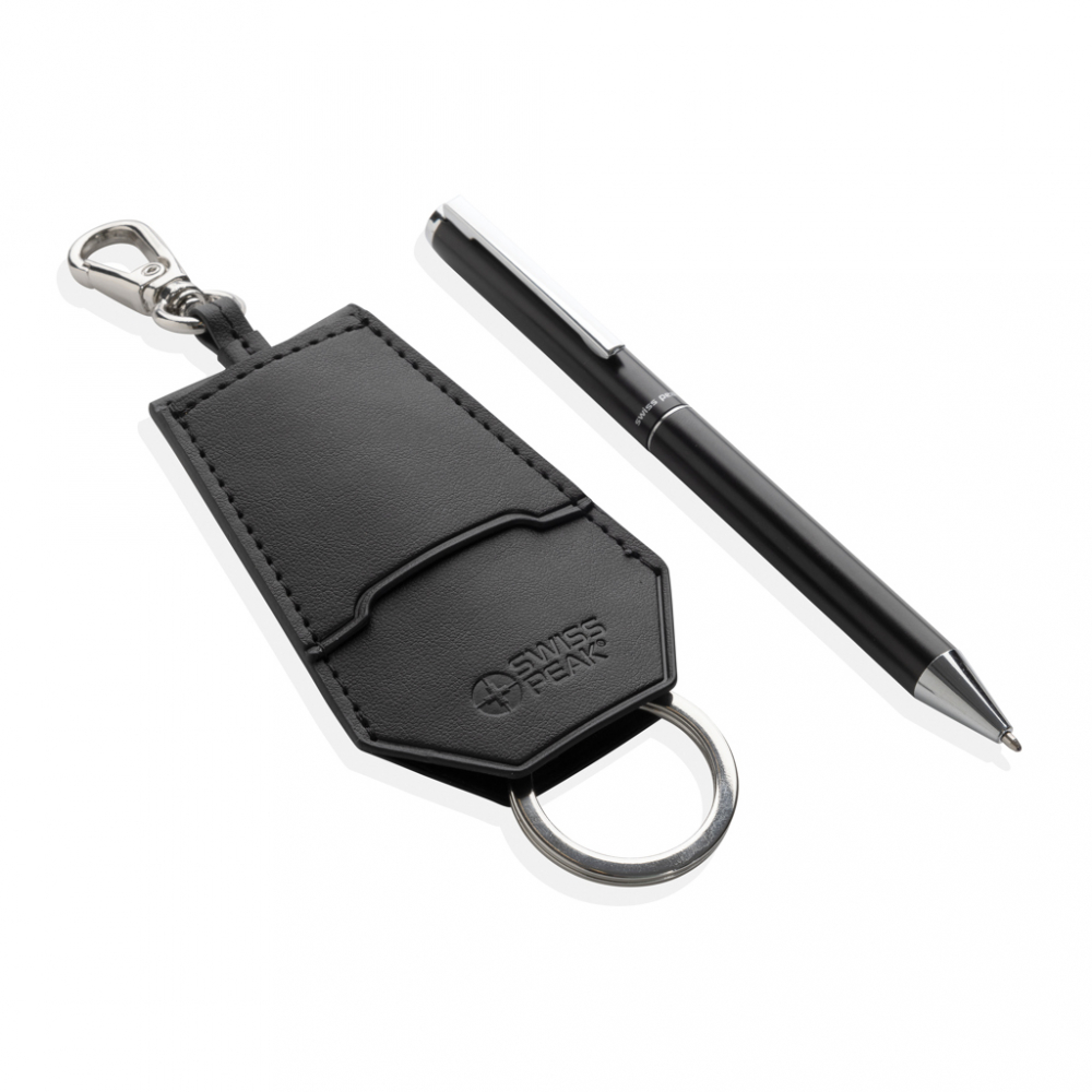 Set Swiss Peak cu organizator de chei și pix din aluminiu [2]
