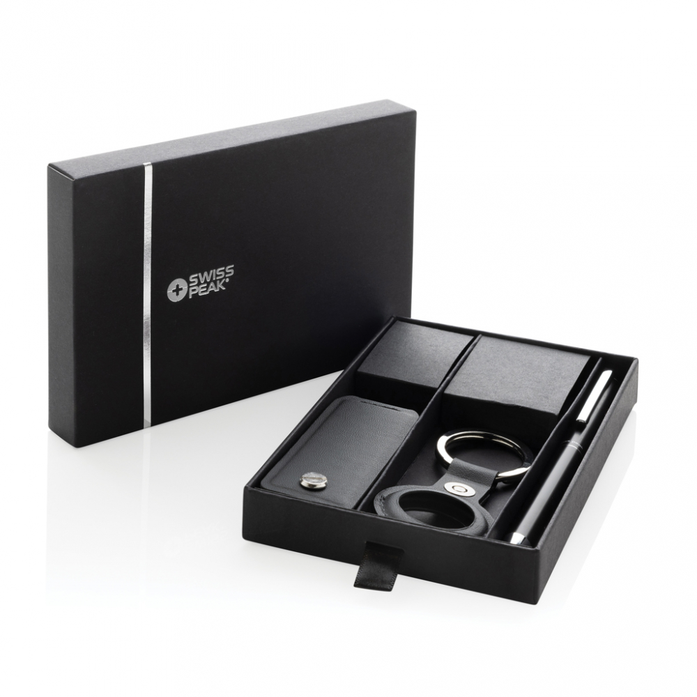 Set Swiss Peak cu organizator de chei, suport AirTag și pix [15]