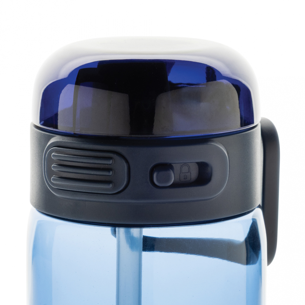 Sticlă sport practică cu deschidere rapidă și pai integrat, 800ML [3]