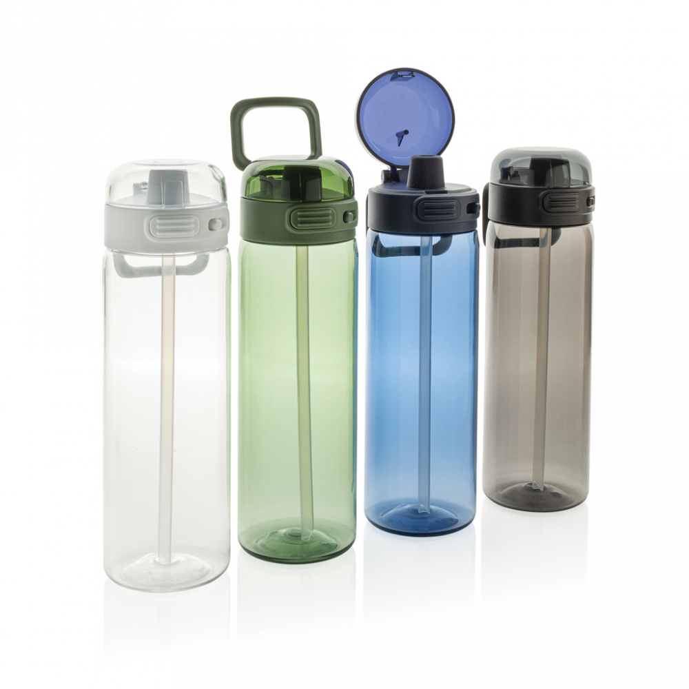 Sticlă sport practică cu deschidere rapidă și pai integrat, 800ML [8]