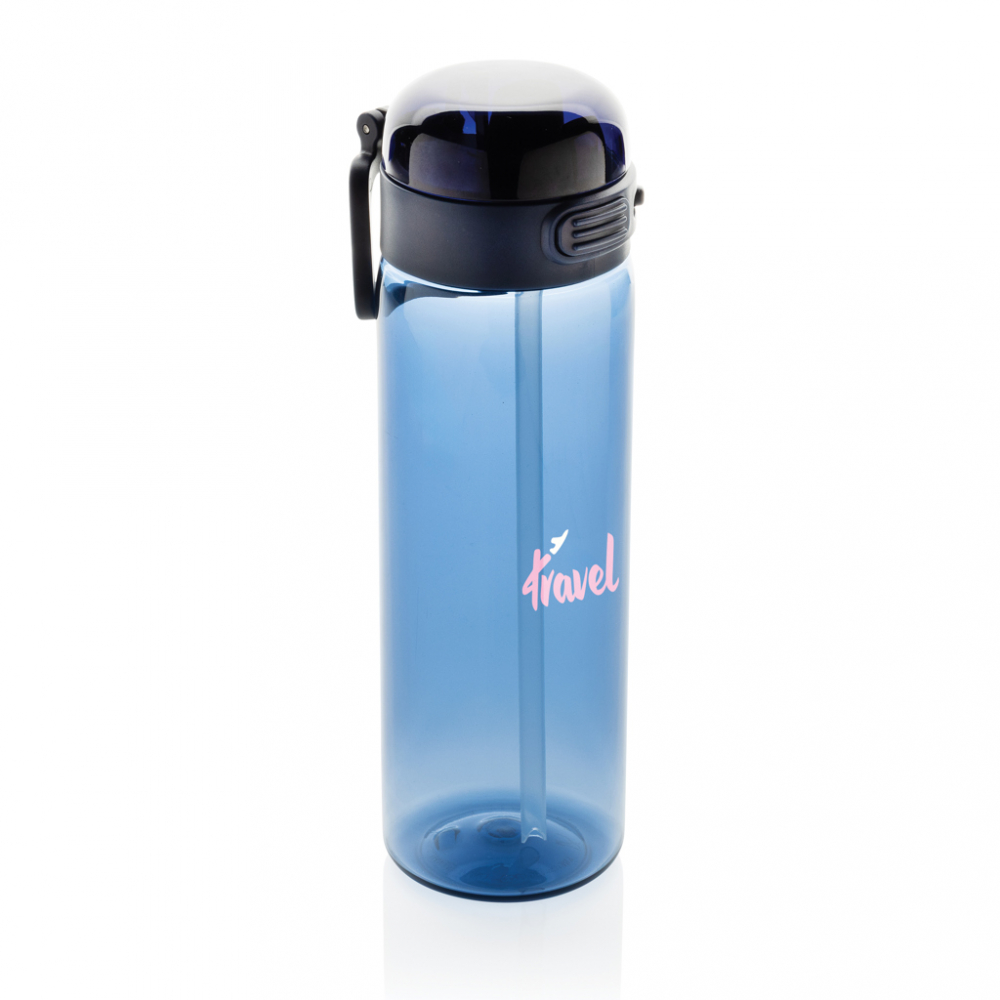 Sticlă sport practică cu deschidere rapidă și pai integrat, 800ML [7]