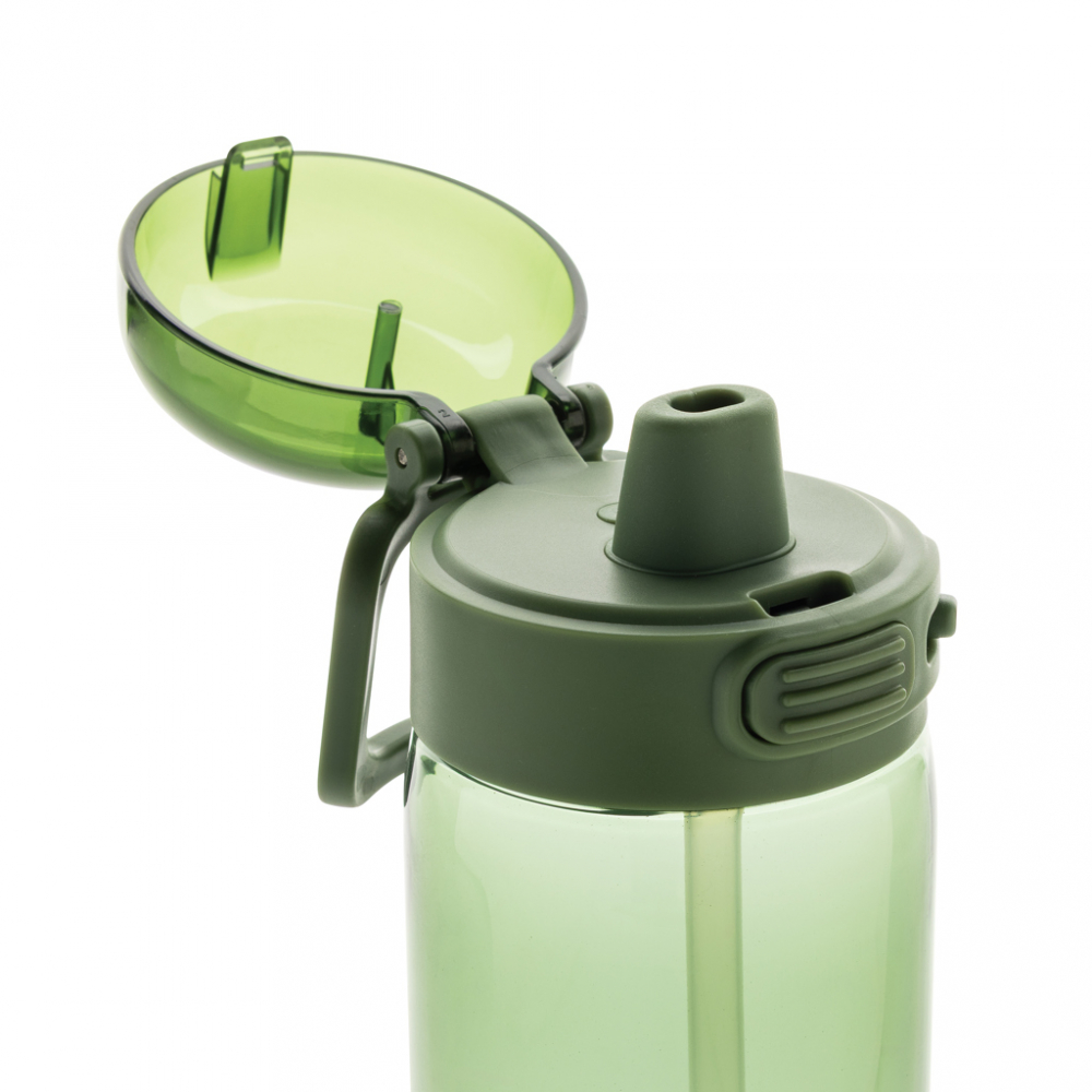 Sticlă sport practică cu deschidere rapidă și pai integrat, 800ML [5]