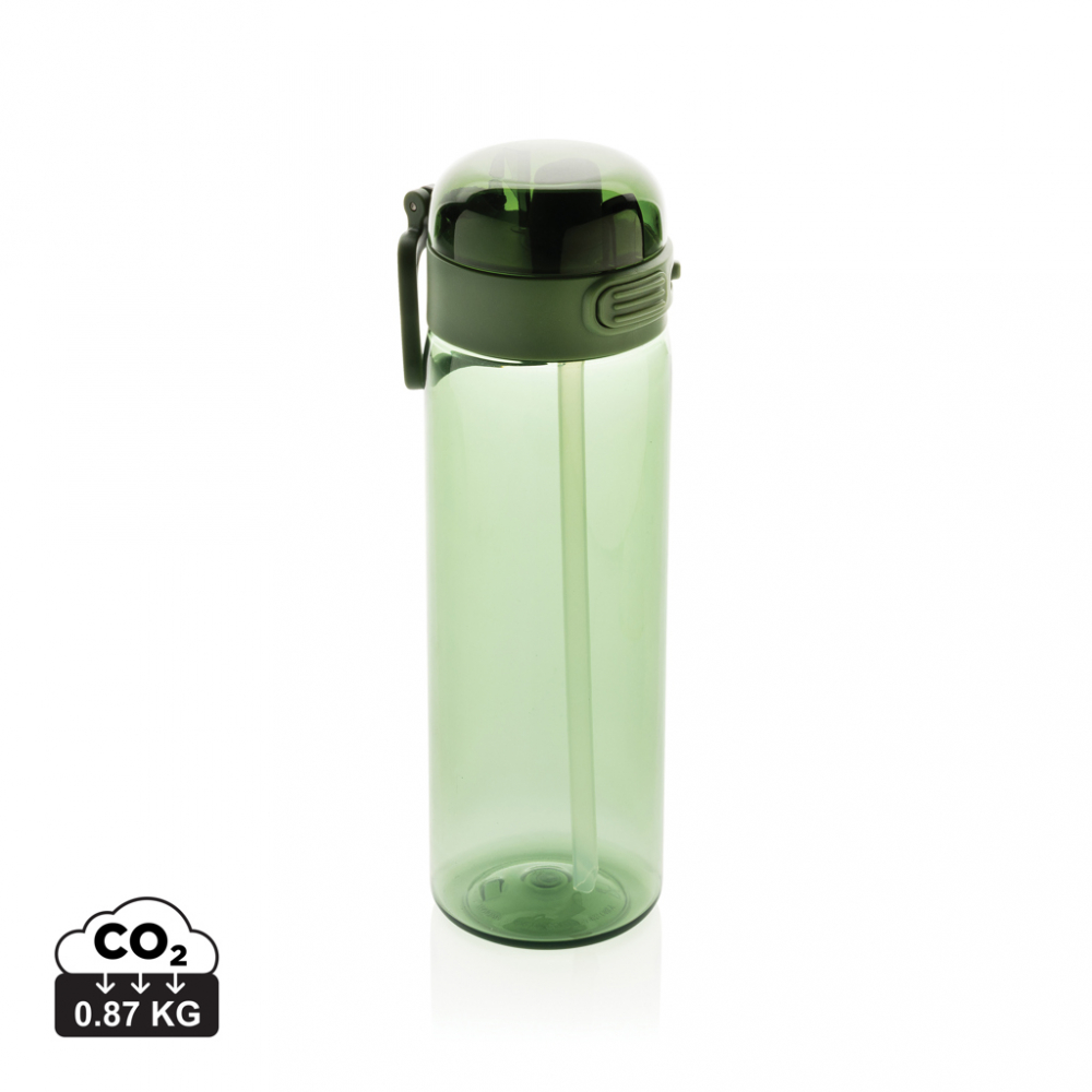 Sticlă sport practică cu deschidere rapidă și pai integrat, 800ML [1]