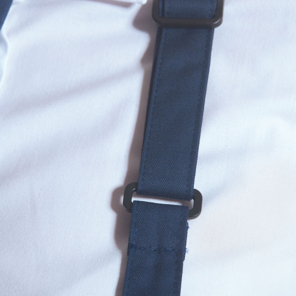 Sort bucatarie Basic, rezistent la pete, 65% poliester, 35% bumbac, banda de gat 70 cm reglabila, bleumarin [2]