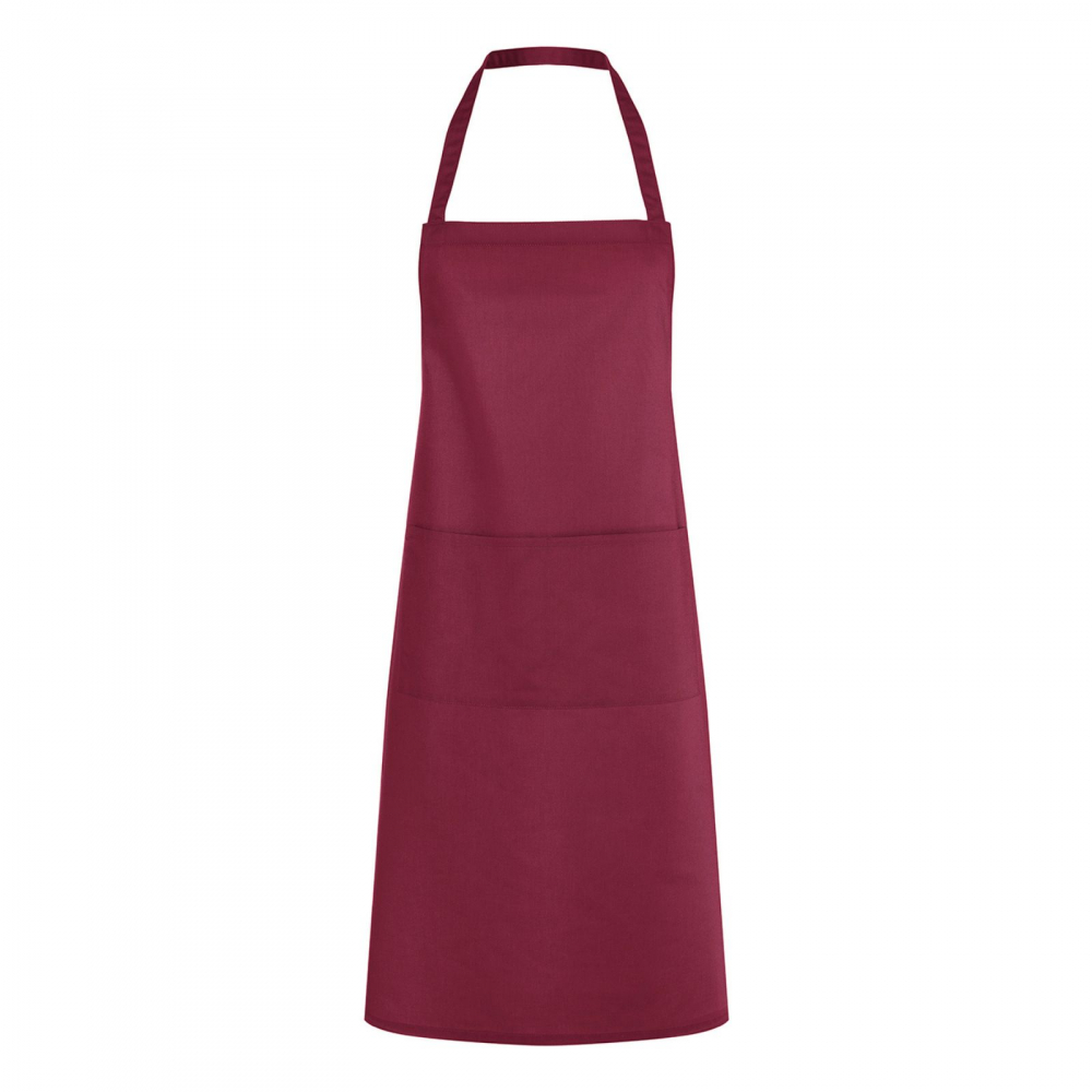 Sort bucatarie Denmark, 65% poliester 35% bumbac, buzunar frontal cu 2 compartimente, rezistent la pete, visiniu [1]