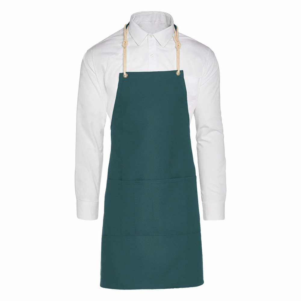 Sort barman/ospatar Cord, 100% bumbac, panza twill fina, buzunar frontal mare cu 2 compartimente [2]