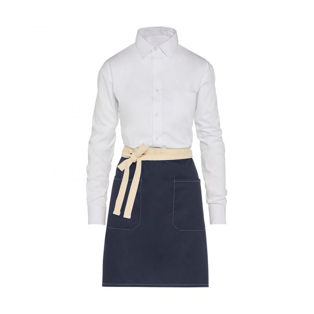 Sort Hera, barman, ospatar, RONIC X, 65 % poliester si 35 % bumbac, 2 buzunare frontale, 78 x 52 cm, navy [1]