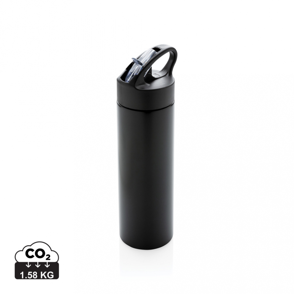 Sport – Sticlă din oțel inoxidabil cu pai, 500 ml [1]