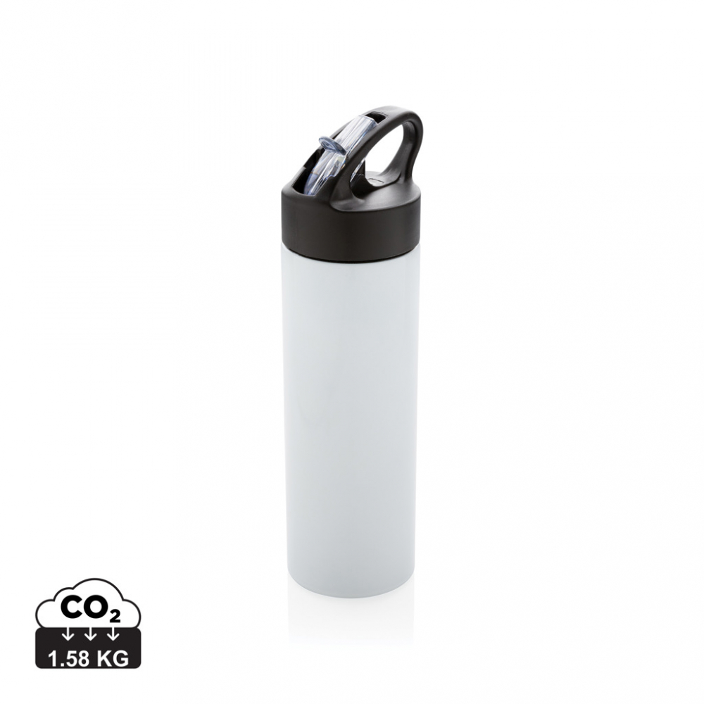 Sport – Sticlă din oțel inoxidabil cu pai, 500 ml [1]