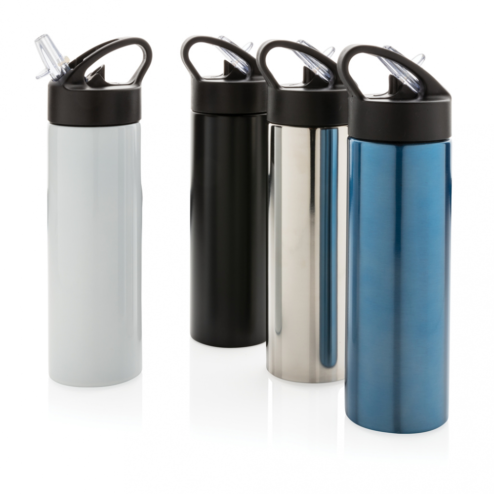 Sport – Sticlă din oțel inoxidabil cu pai, 500 ml [10]