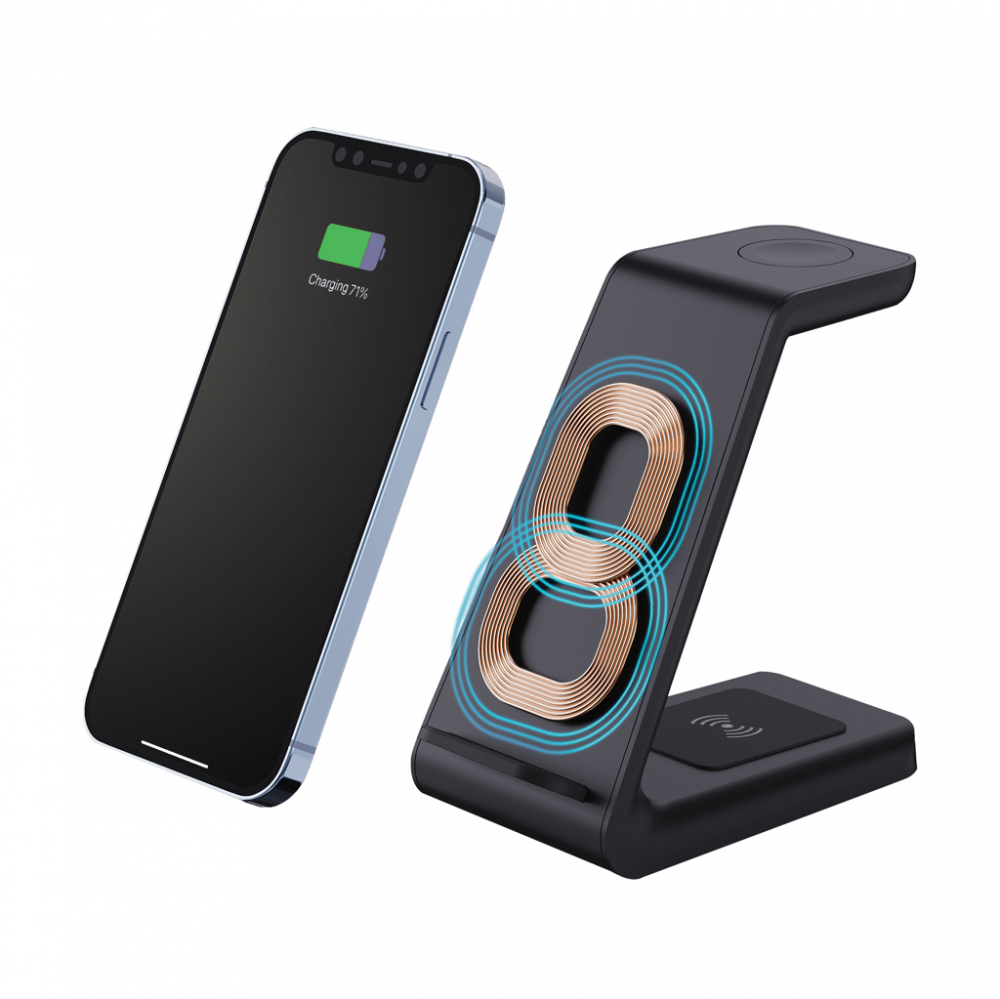 Stand de încărcare wireless 3 în 1, 15W [6]