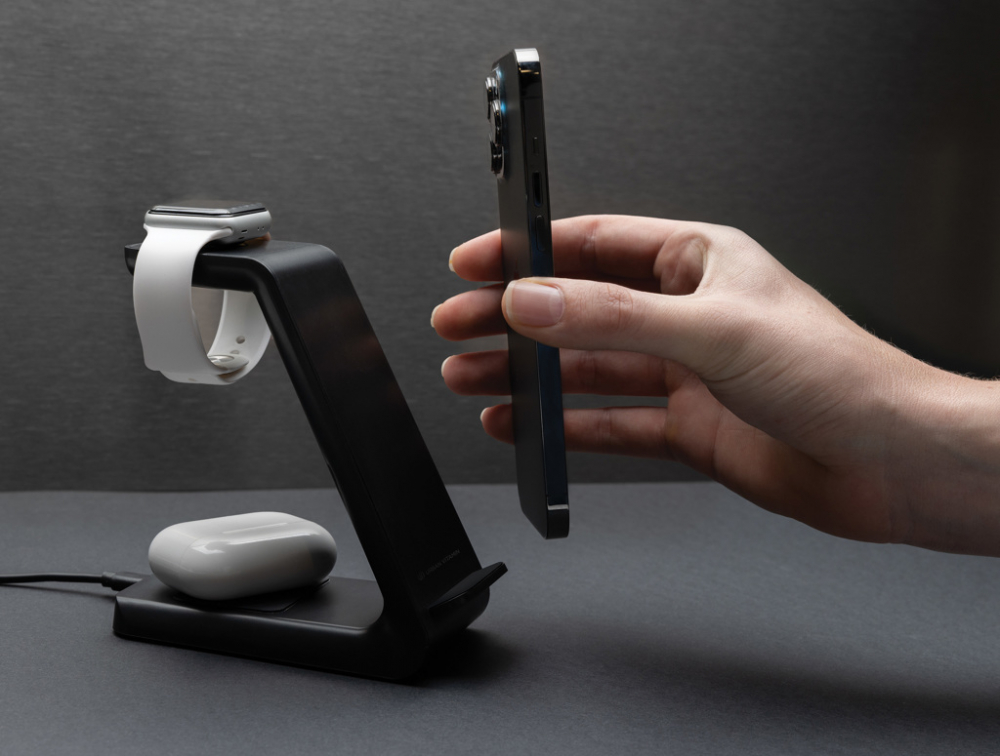 Stand de încărcare wireless 3 în 1, 15W [5]