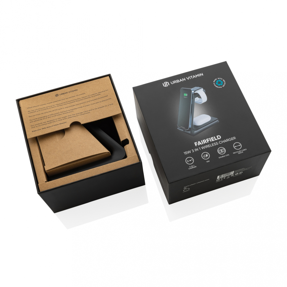 Stand de încărcare wireless 3 în 1, 15W [4]