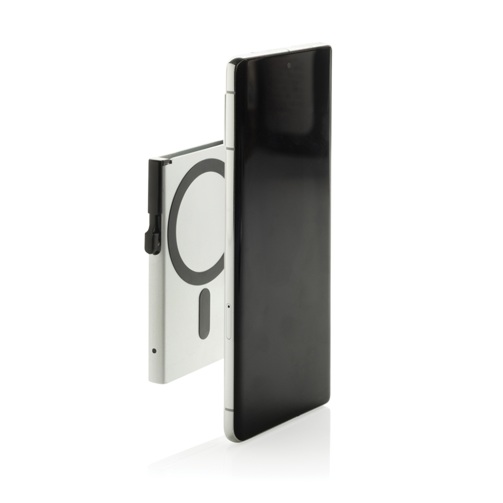 Standard aluminium RFID magnetic phone cardholder [3]