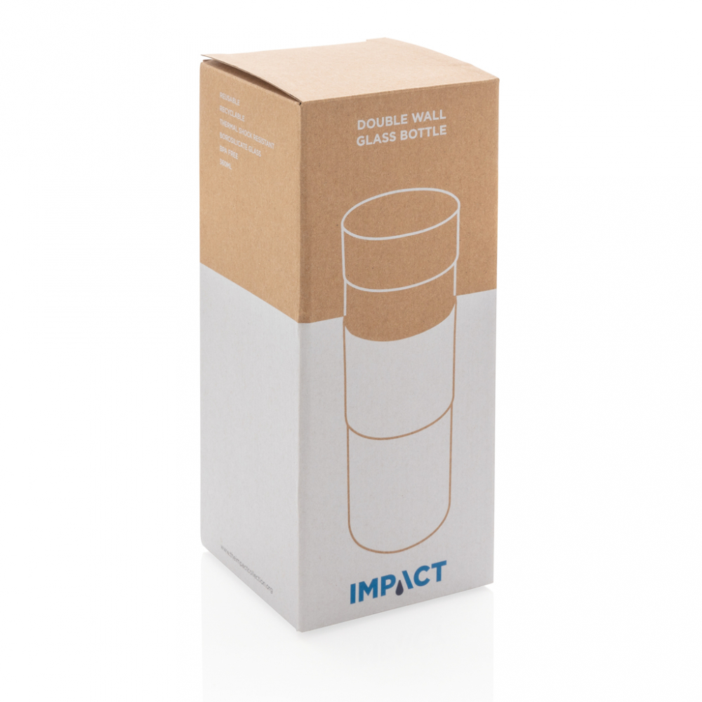 Sticlă cu perete dublu, sticlă borosilicată Impact – 360 ml [20]