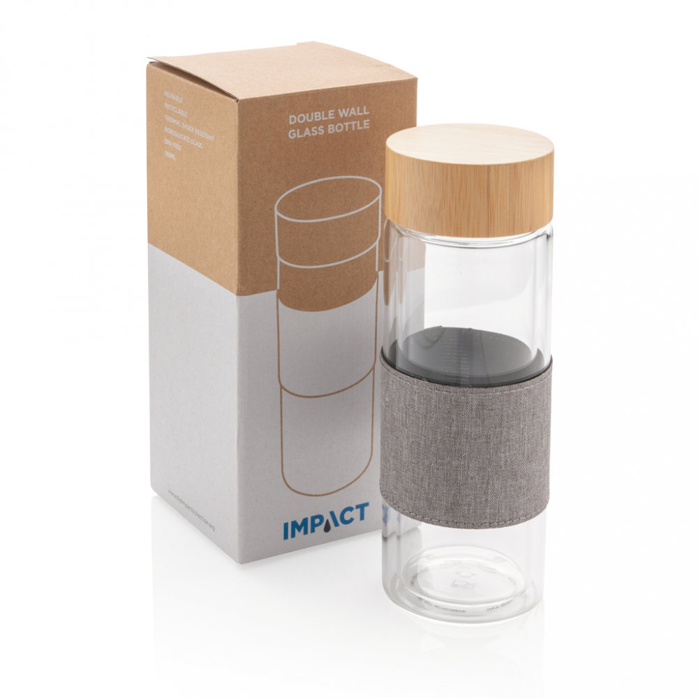 Sticlă cu perete dublu, sticlă borosilicată Impact – 360 ml [19]