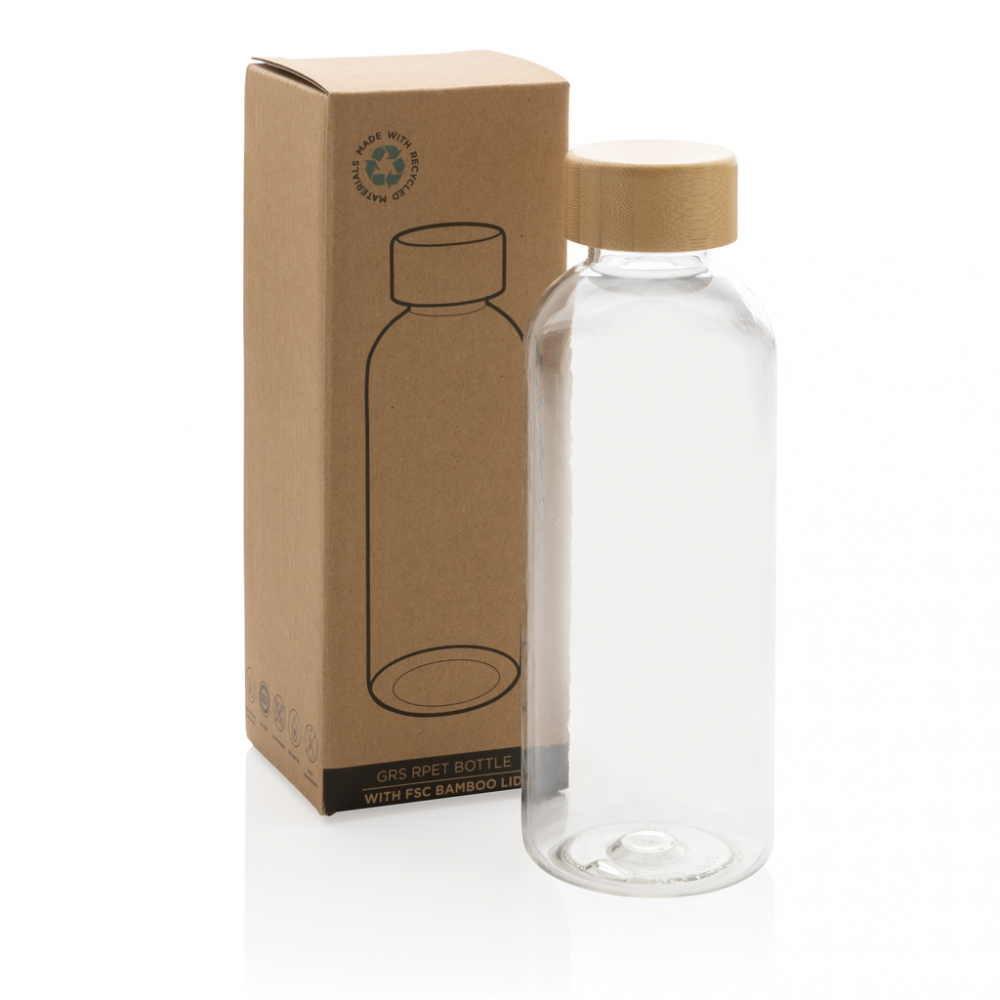 Sticlă de apă 660 ml, cu capac din bambus [11]