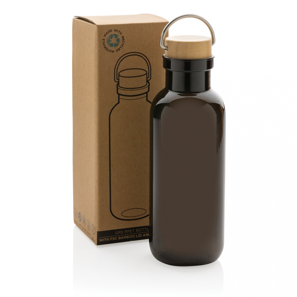 Sticlă de apă cu capac din bambus – 680 ml [14]