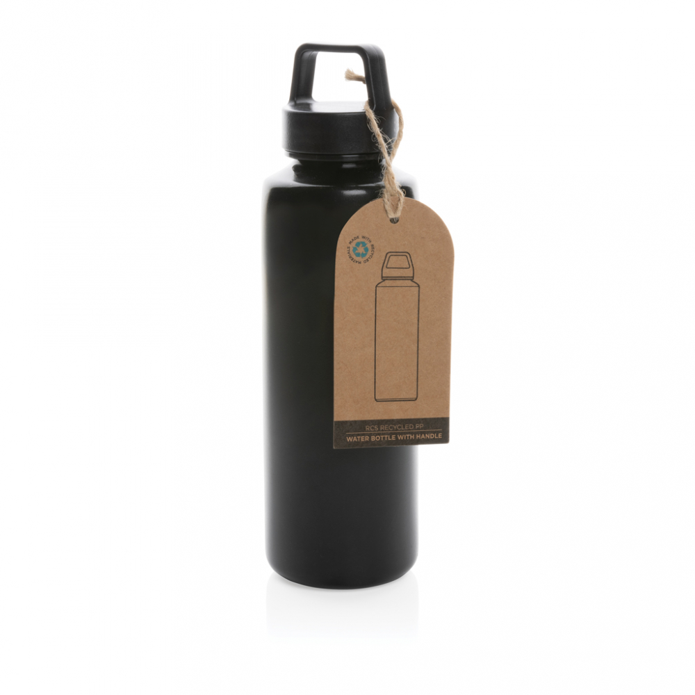 Sticlă frumoasă cu mâner din PP reciclat – 500 ml [10]