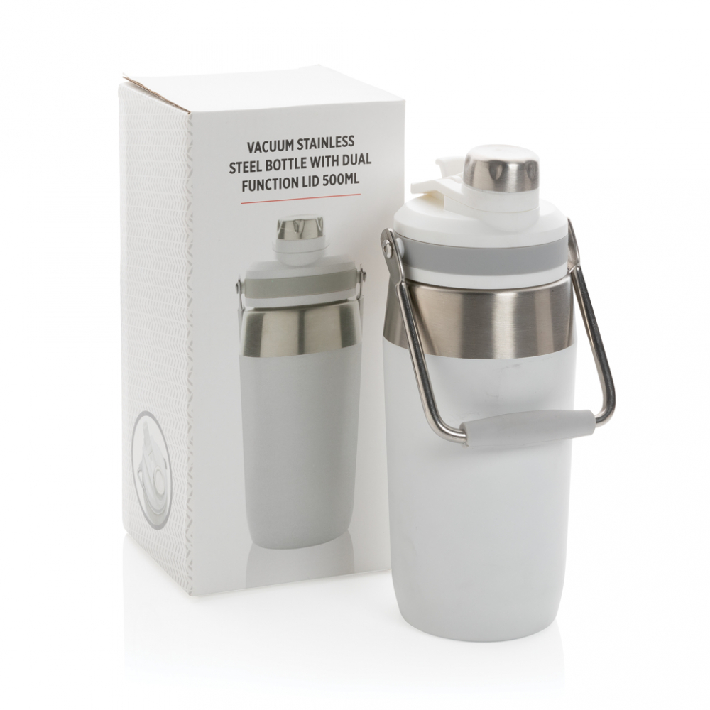 Sticlă termică din inox cu capac 2-în-1 – 500 ml [14]
