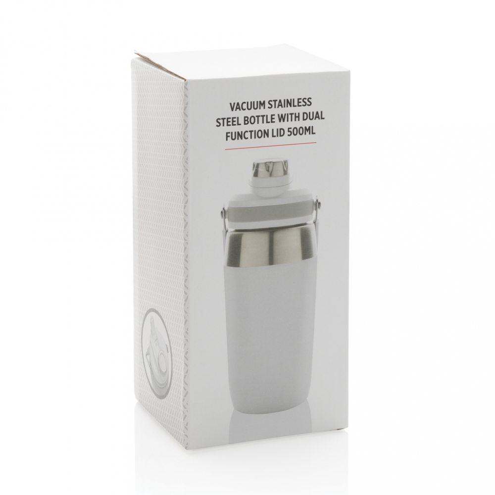 Sticlă termică din inox cu capac 2-în-1 – 500 ml [15]