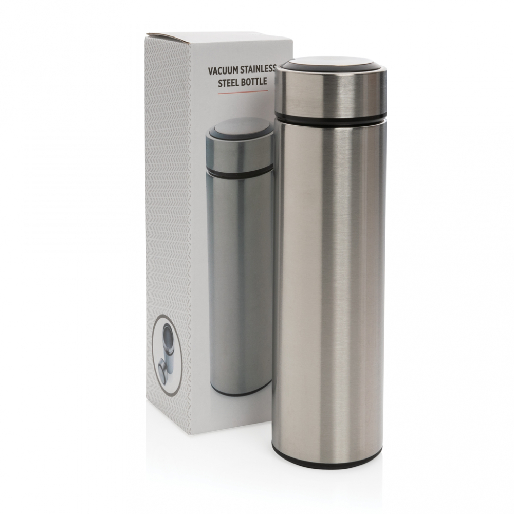 Sticlă termică din inox cu capac metalic – 450 ml [9]