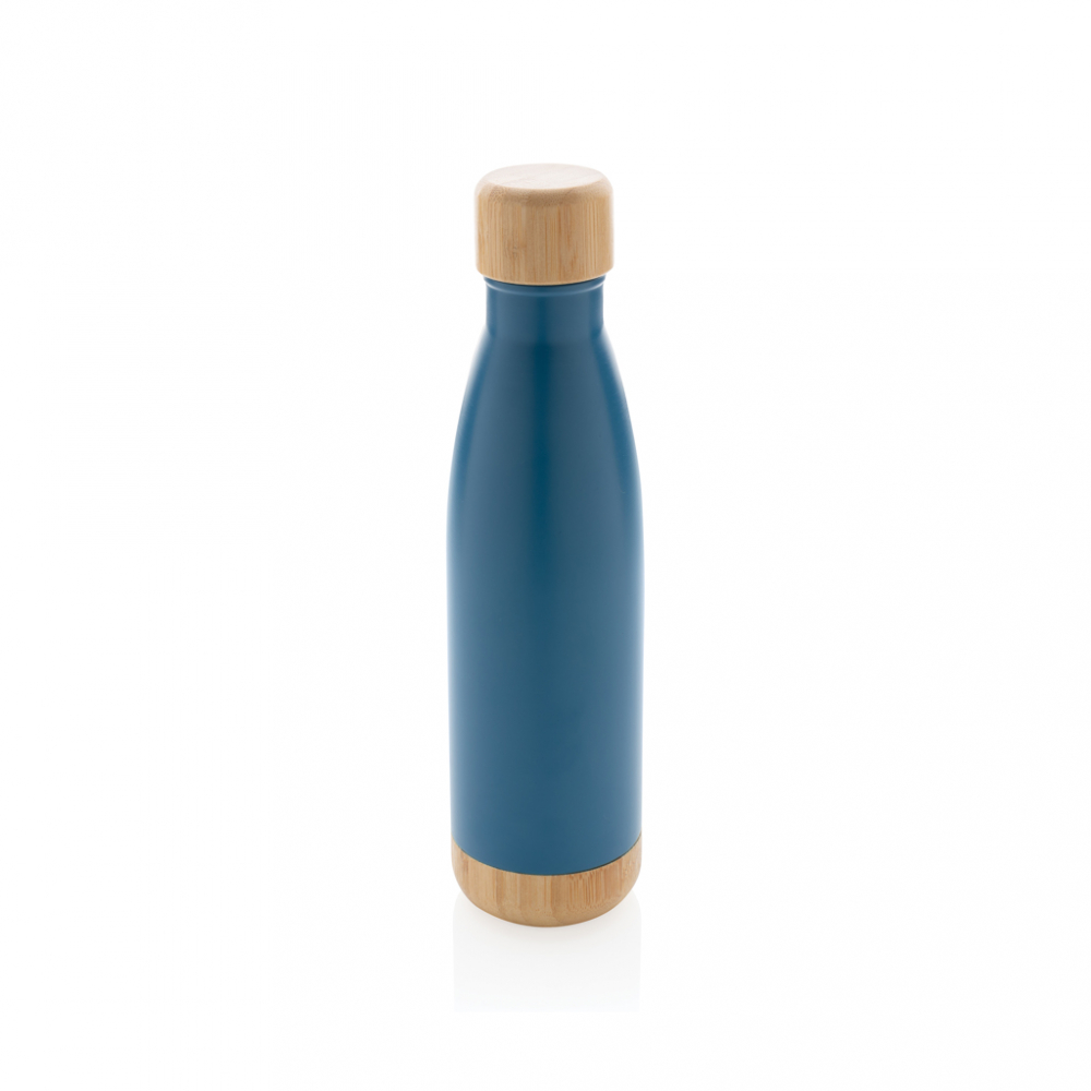 Sticlă termică din inox cu detalii din bambus – 520 ml [2]