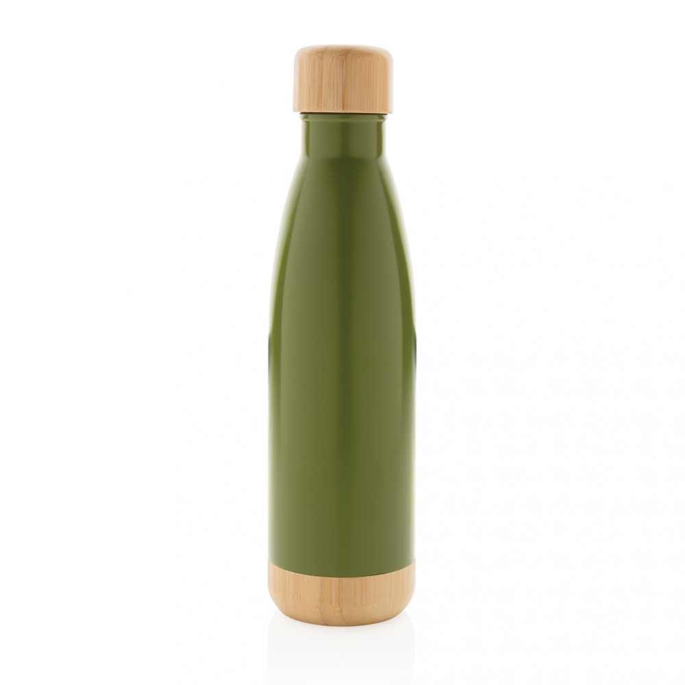Sticlă termică din inox cu detalii din bambus – 520 ml [3]