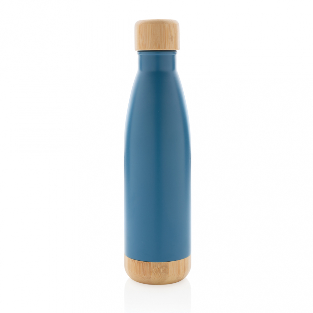 Sticlă termică din inox cu detalii din bambus – 520 ml [3]