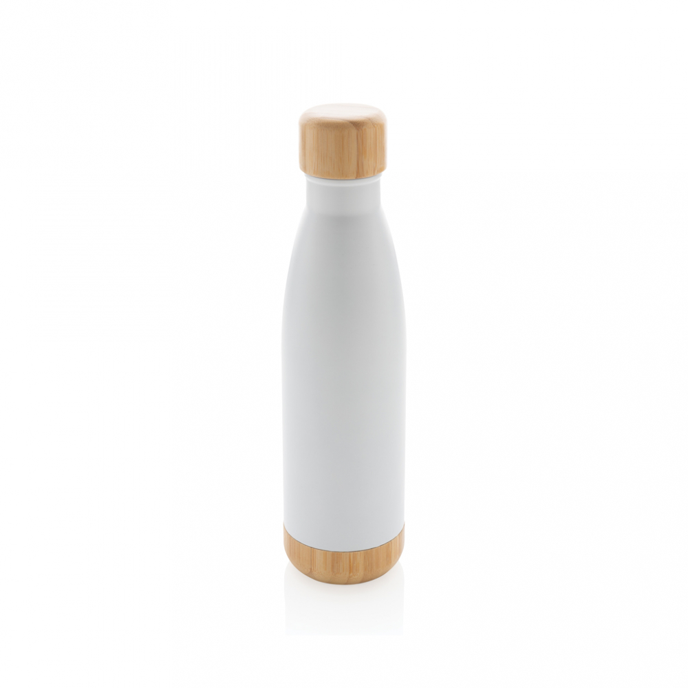 Sticlă termică din inox cu detalii din bambus – 520 ml [2]