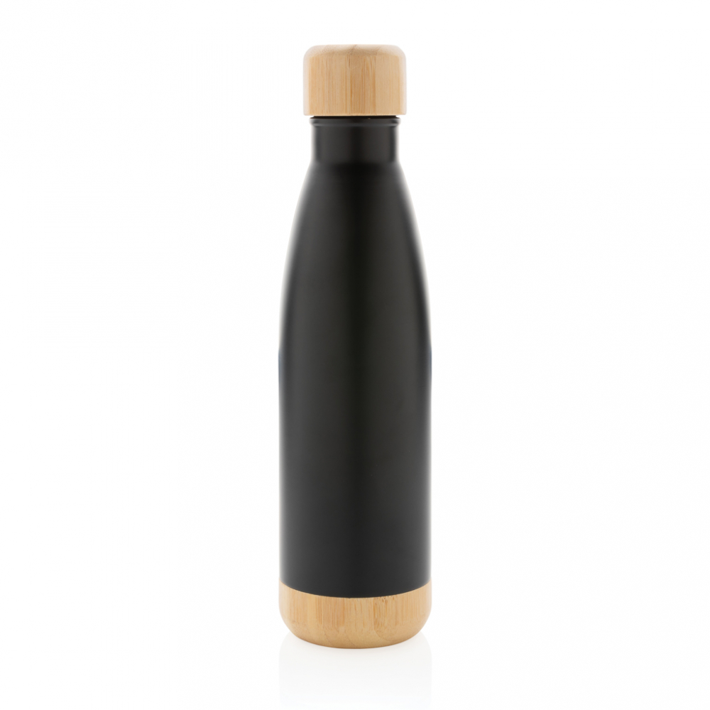 Sticlă termică din inox cu detalii din bambus – 520 ml [3]