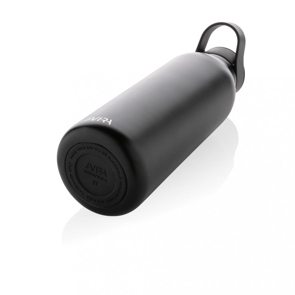 Sticlă termoizolantă Ara cu pai și capac flip-top – 500 ml [8]