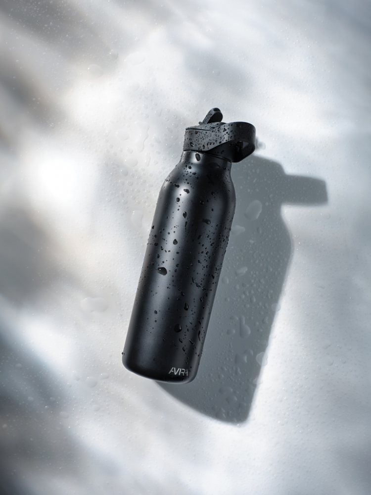 Sticlă termoizolantă Ara cu pai și capac flip-top – 500 ml [11]