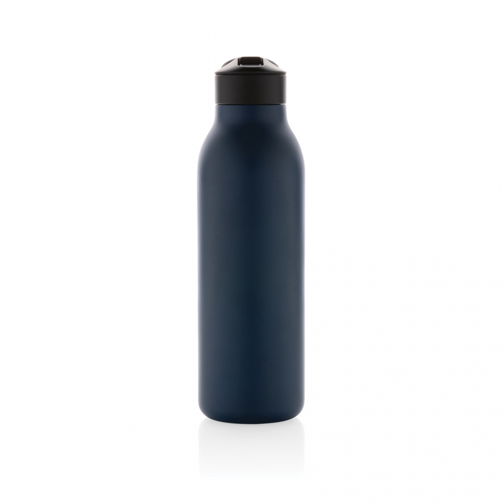Sticlă termoizolantă Ara cu pai și capac flip-top – 500 ml [5]