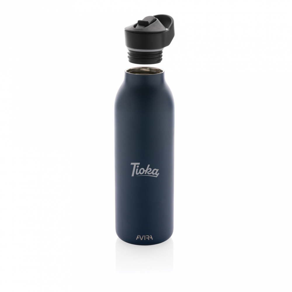 Sticlă termoizolantă Ara cu pai și capac flip-top – 500 ml [9]