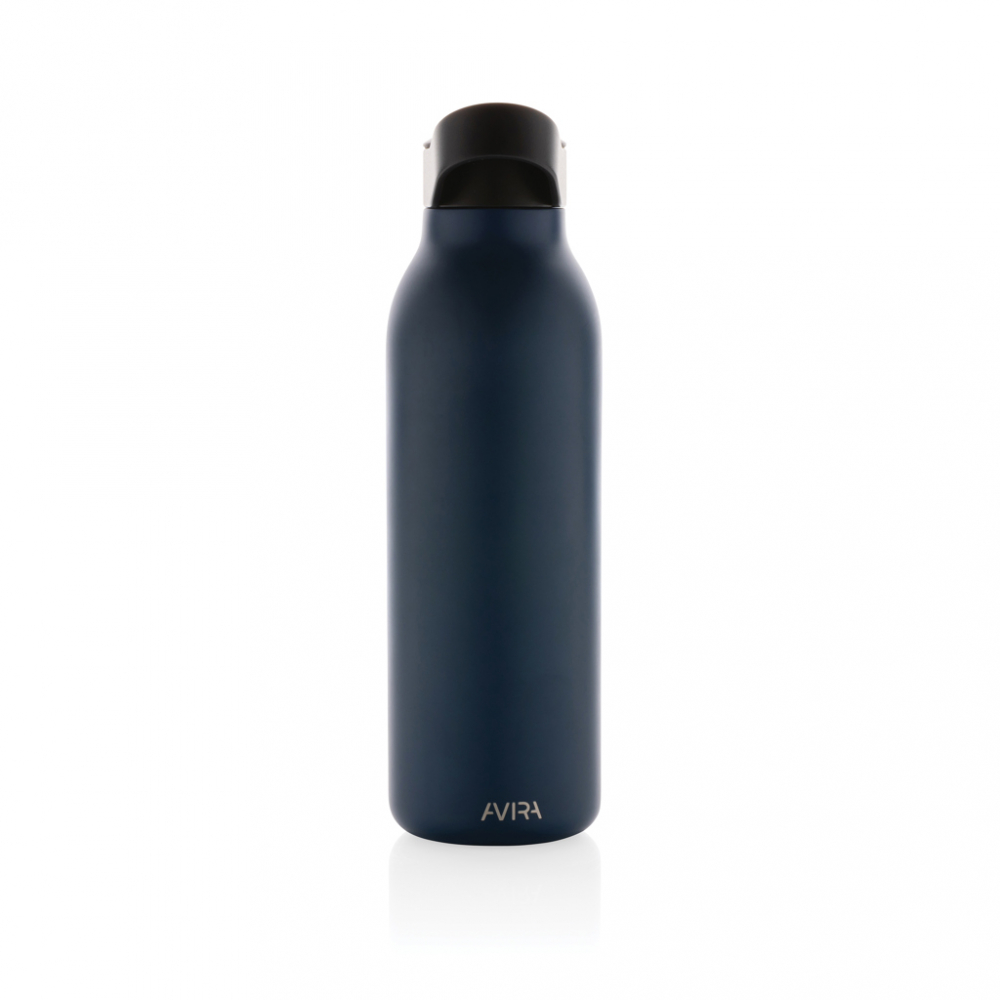Sticlă termoizolantă Ara cu pai și capac flip-top – 500 ml [4]