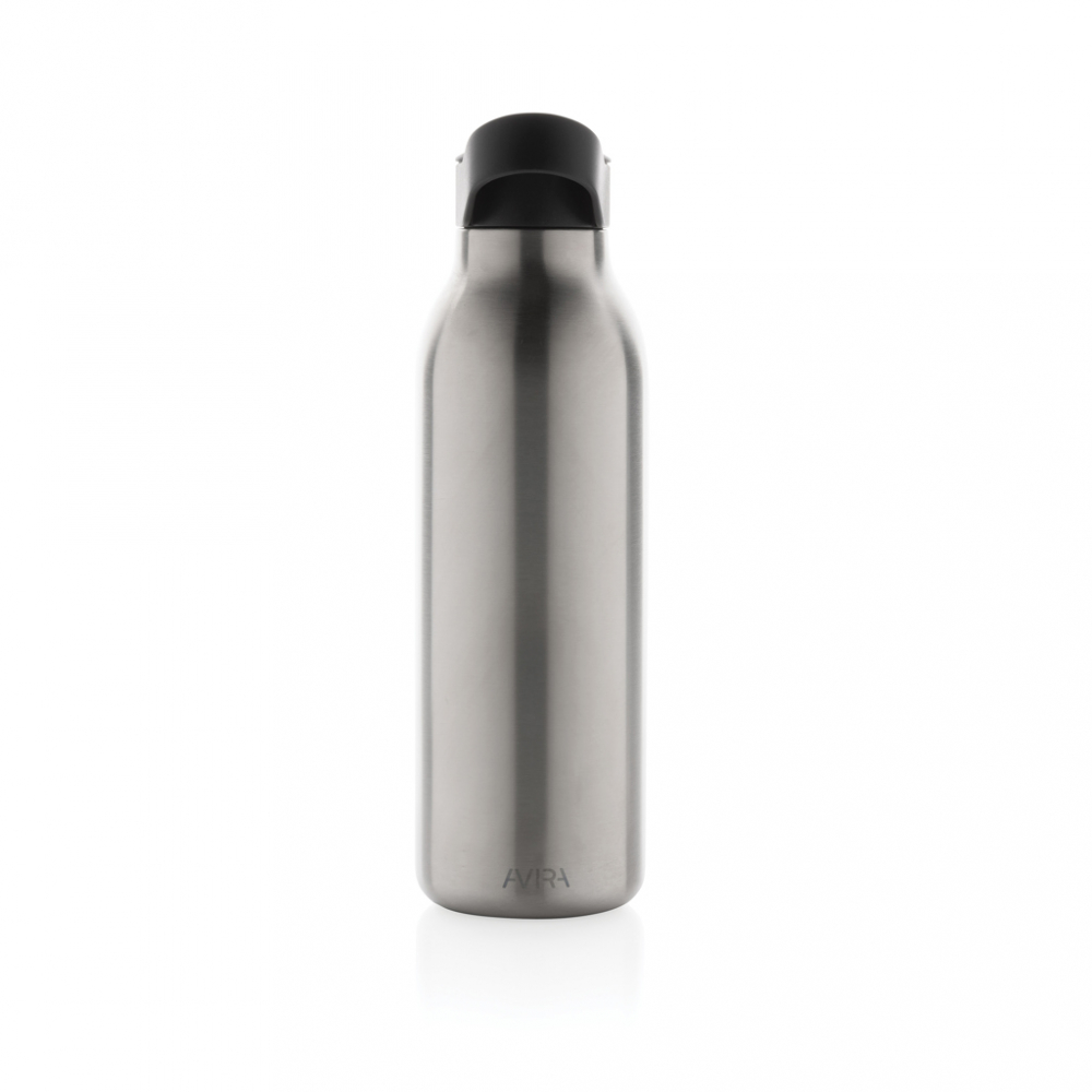 Sticlă termoizolantă Ara cu pai și capac flip-top – 500 ml [4]