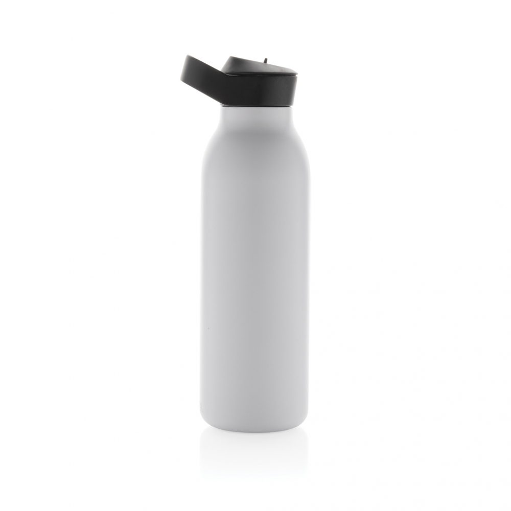 Sticlă termoizolantă Ara cu pai și capac flip-top – 500 ml [3]