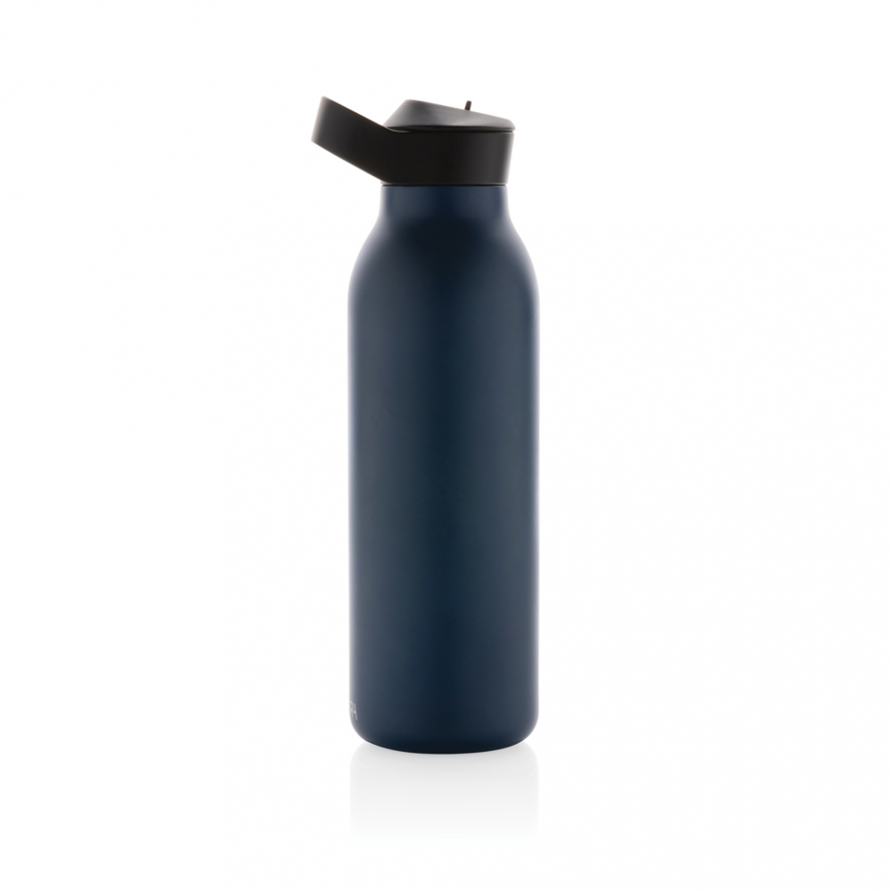 Sticlă termoizolantă Ara cu pai și capac flip-top – 500 ml [3]
