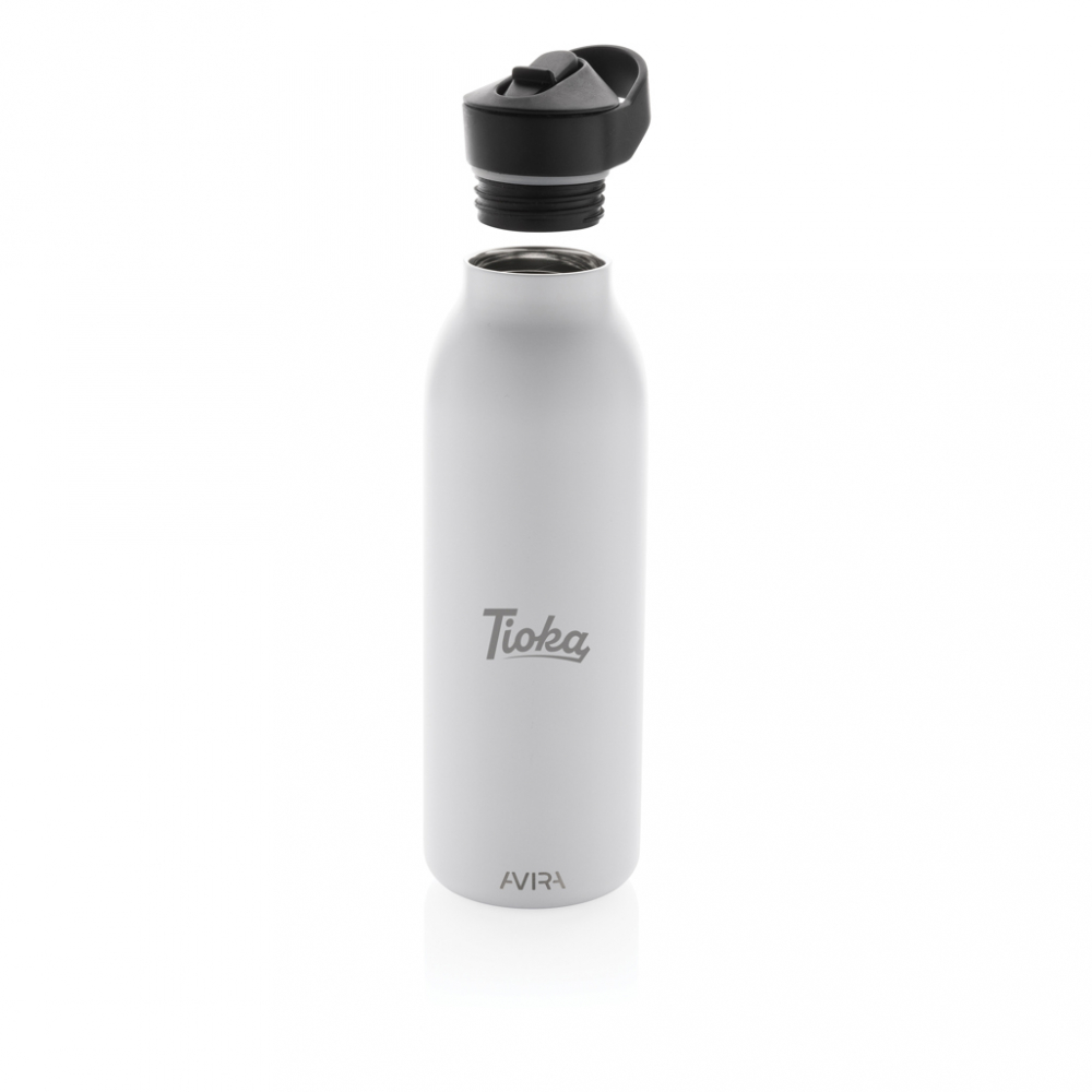 Sticlă termoizolantă Ara cu pai și capac flip-top – 500 ml [9]