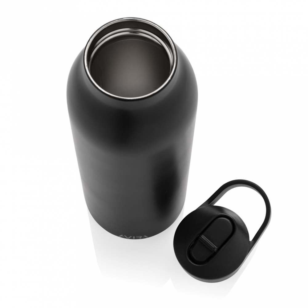 Sticlă termoizolantă Ara cu pai și capac flip-top – 500 ml [7]