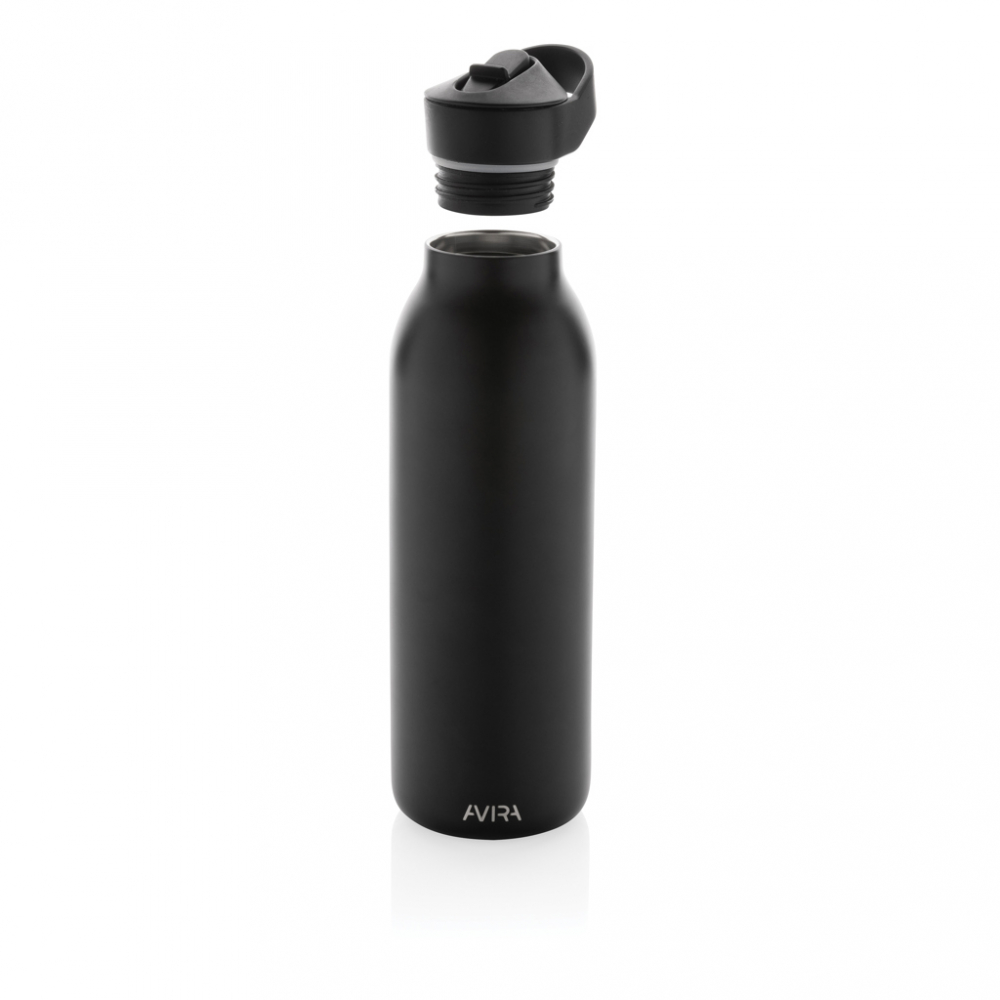 Sticlă termoizolantă Ara cu pai și capac flip-top – 500 ml [6]