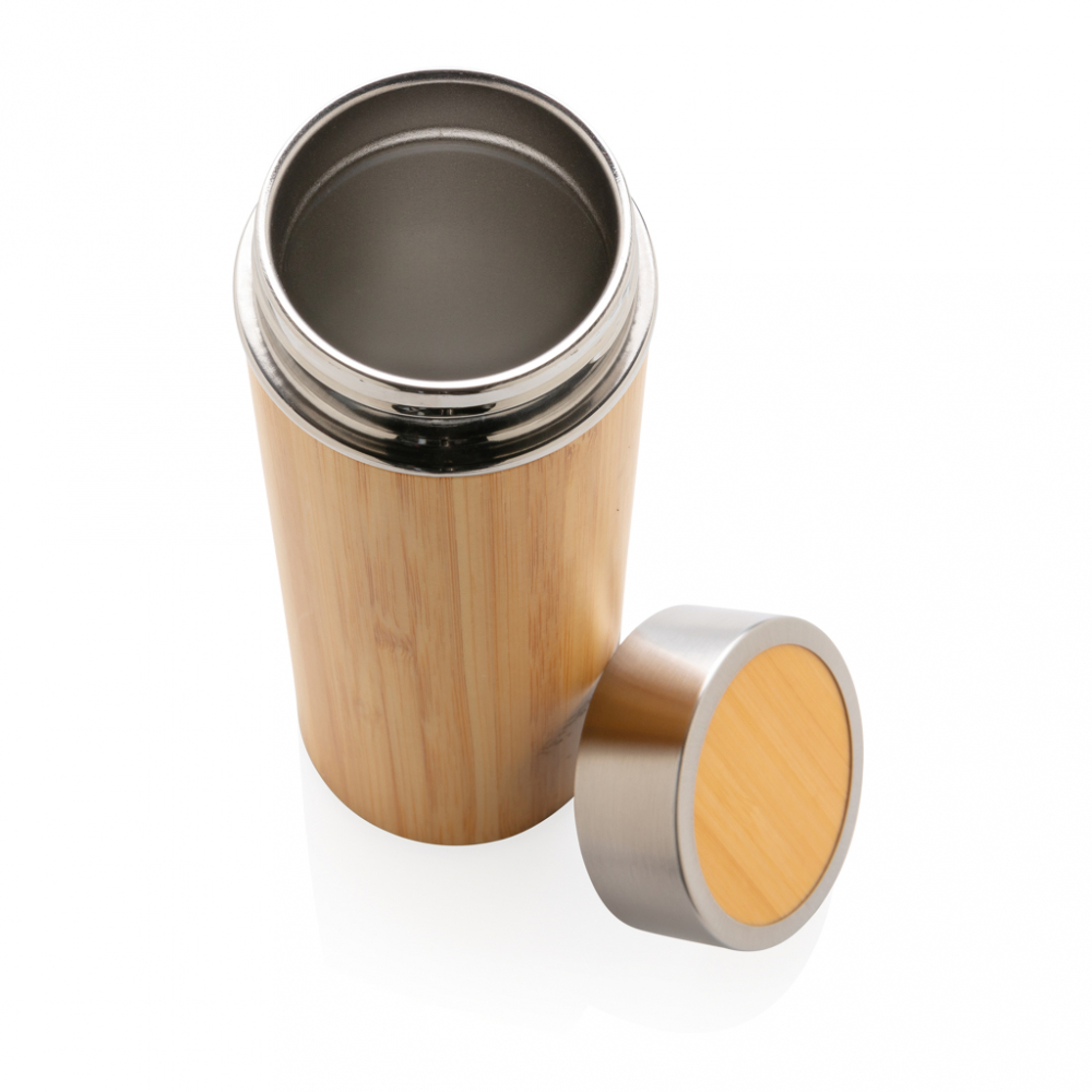 Sticlă termoizolantă cu exterior din bambus – 300 ml [5]