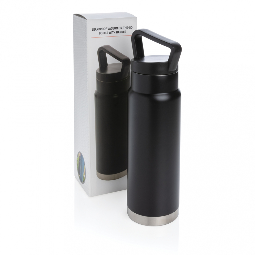 Sticlă termoizolantă din inox cu mâner – 650 ml [9]