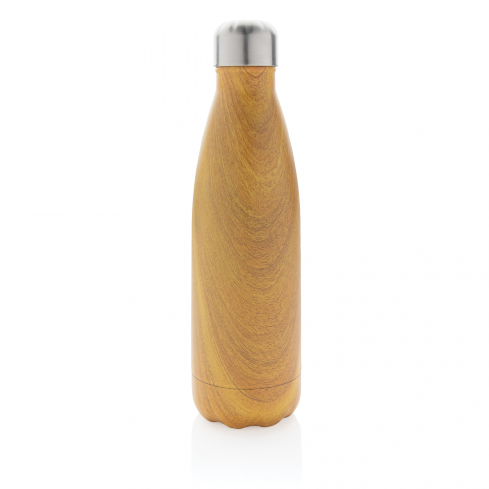 Sticlă termos din inox cu imprimeu lemn – 500 ml [3]