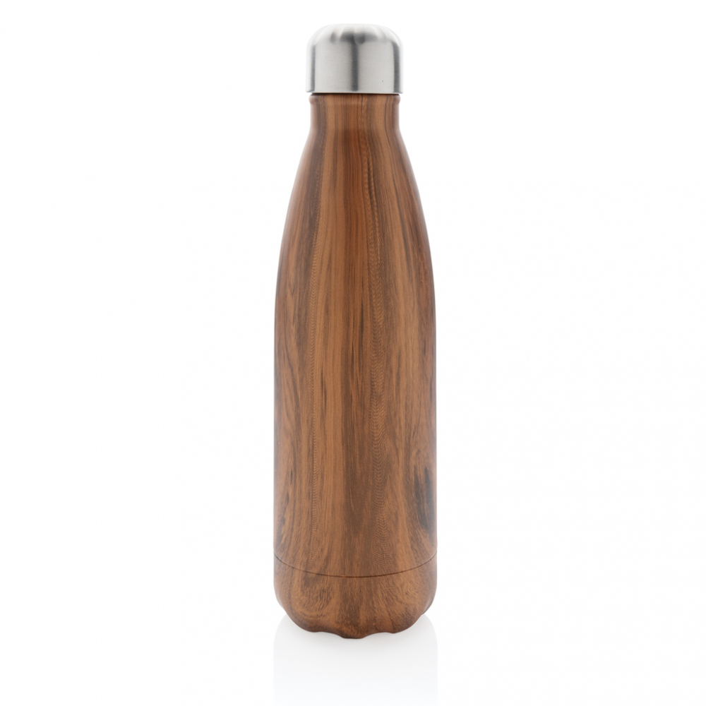 Sticlă termos din inox cu imprimeu lemn – 500 ml [4]
