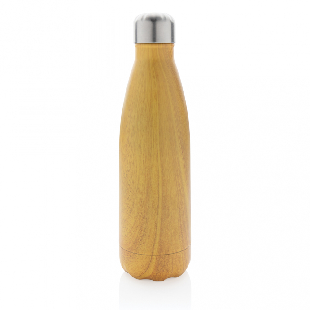 Sticlă termos din inox cu imprimeu lemn – 500 ml [4]
